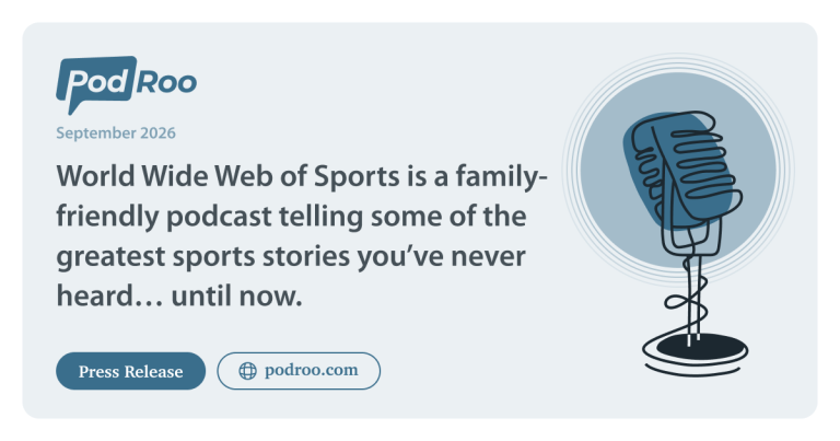 Sports podcast press release announcement